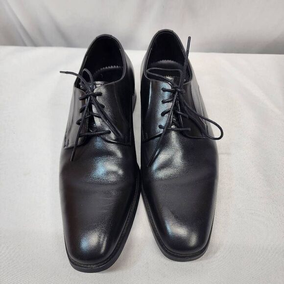 GIFENNSE Men\'s 10.5 Leather Lace up Leather Lined Perforated Dress Oxfords Shoes main image 7